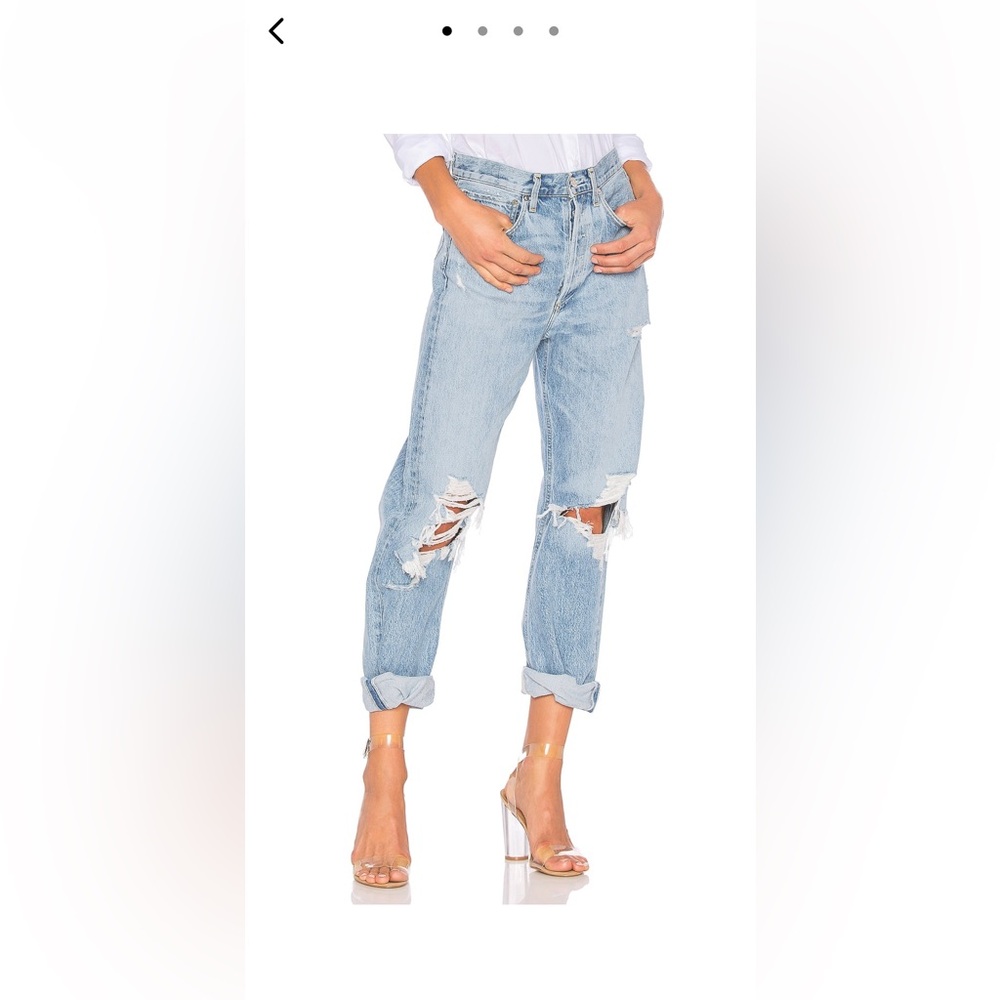Agolde 90’s Mid Rise Loose Fit in fall out